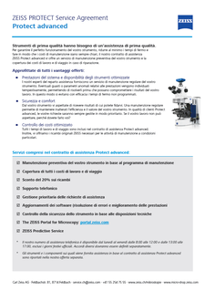 Vorschaubild von ZEISS PROTECT Service Agreement