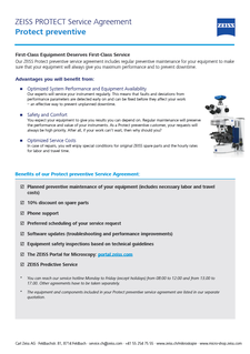 Vorschaubild von ZEISS PROTECT Service Agreement